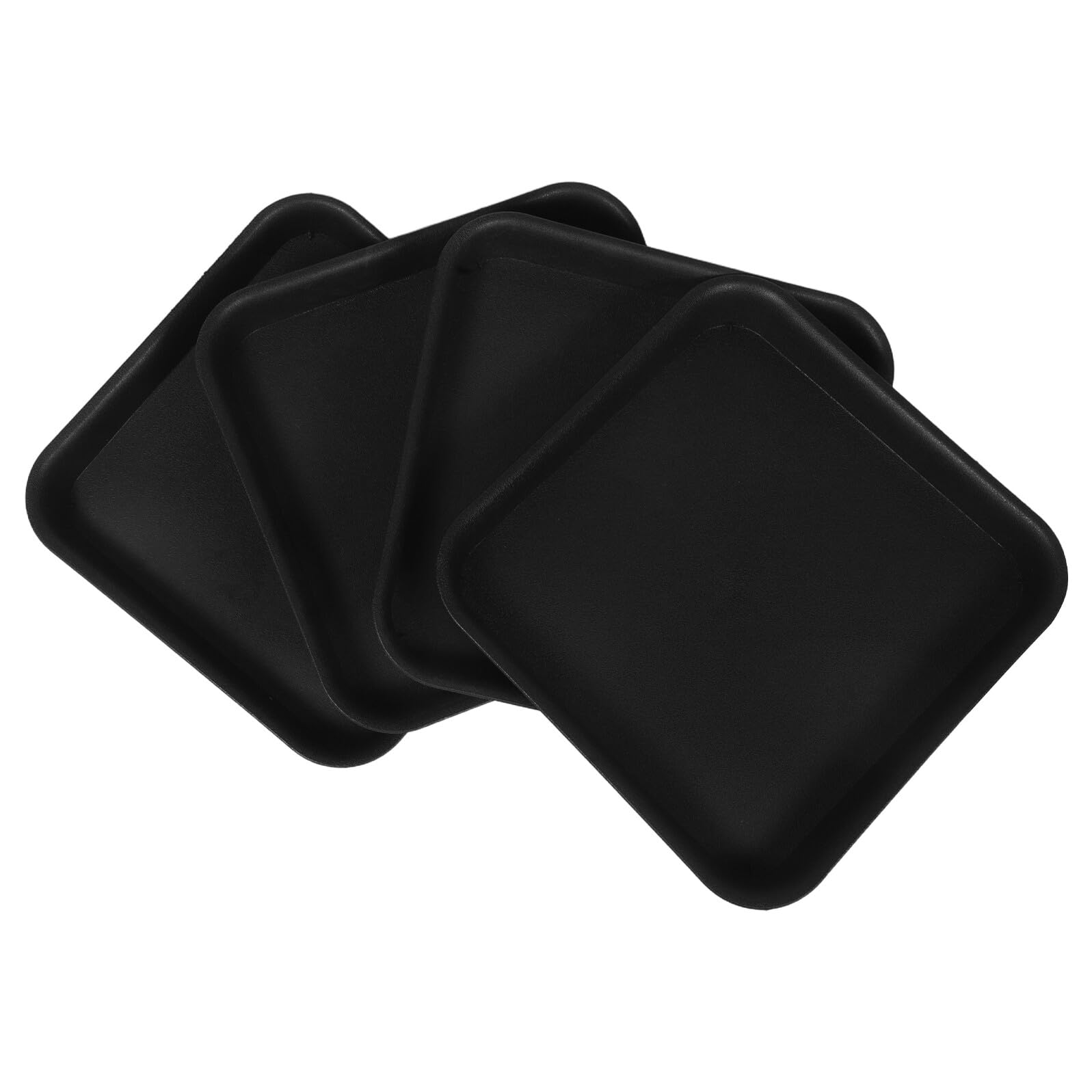 Soucoupe carrée pour pot de fleurs sur le balcon : plateaux d'arrosage mats