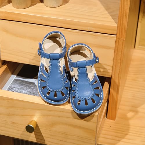 Image of THEE BRON Toddler Girls Espadrilles Sandals Hollow Out Rustic Dress Shoes