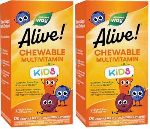 Nature's Way Alive! Children's Daily Chewable Multivitamin ...