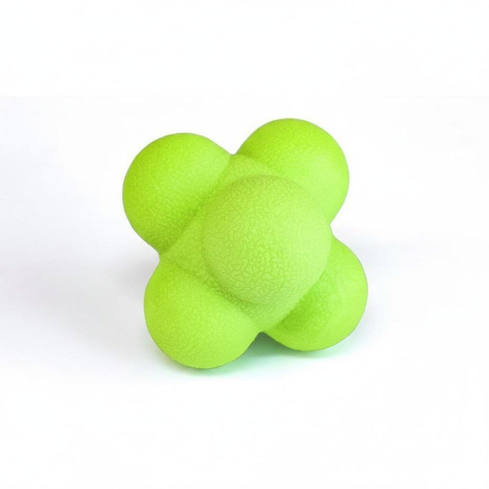 Hex Reaction Ball Unpredictable Spring Agility Ball Improves Reflexes Hand-Eye Coordination for Kids, Beginners Yellow-image-20