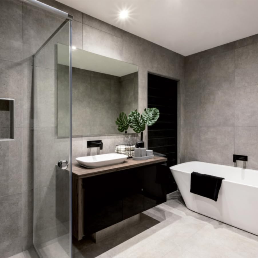 Close-up of a Xanlite Yantec recessed spotlight showing an IP54 rating label, indicating resistance to water and dust.