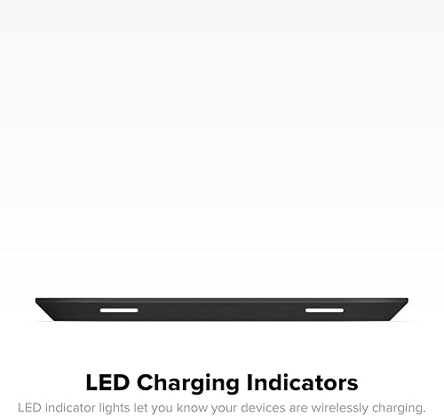 Miniatura 2 de mophie Almohadilla de carga inalámbrica universal dual  75 vatios funciona con dispositivos certificados Qi para Samsung Galaxy Google Pixel Apple