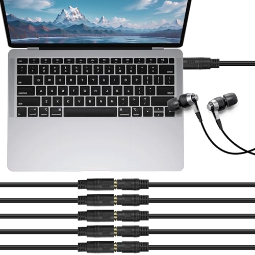 Cable divisor 3.5mm MEIRIYFA 1 hembra a 5 macho 50 cm miniatura 4