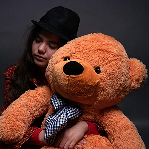 TE-Trend Bär Plüschbär Riesen Kuscheltier XXL Teddybär Riesig Large Teddy Bear Plüschteddy 200 cm Hellbraun – Bild 6