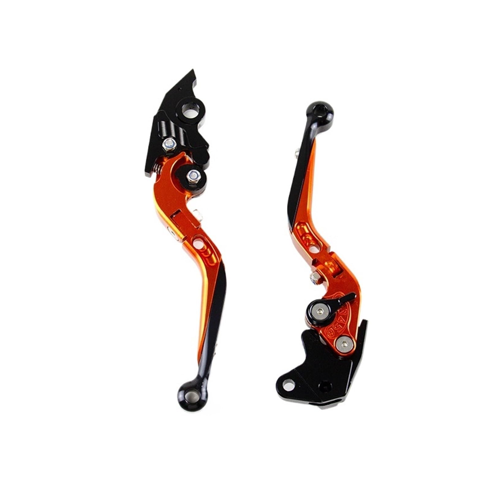 Abdktmnx Orange Motorcycle Clutch Brake Handle Drum Lever For Ho&Nda Click 150I Motorbike Accessories Alloy Cnc Adjustable Handlebar Levers Handlebar Clutchs Brakes Levers