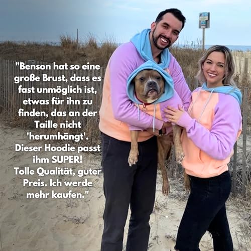 Spark Paws Human Hoodie - Premium Qualität, Butterweich, Überlegener Komfort und Passform, Beruhigendes Fleece-Innenfutter, Geeignet für alle Stile - Cotton Candy - M