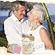 YYSWSAKY Geschenke zur Silberhochzeit, LED Flaschenlicht mit Spruch, 25. Jahrestag Hochzeit Geldgeschenk, Dekoflasche mit Lichterkette für Paare Frauen Männer (Silberhochzeit)