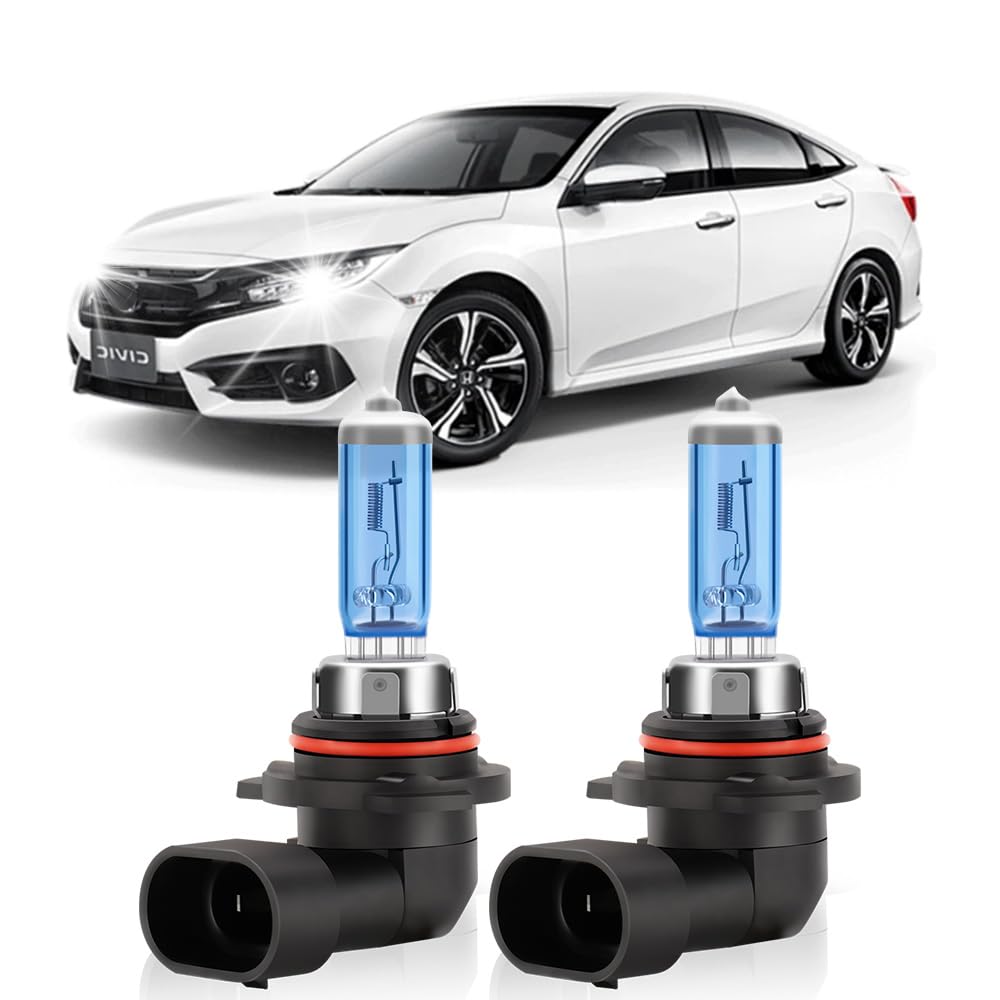 Headlight Bulbs Fit For 2005-2010 Honda Odyssey Halogen Headlight Bulbs, 9006/HB4 Low Beam Lights Bulbs, 20000LM 900% Brightness, 6000K White, Plug And Play, Pack of 2