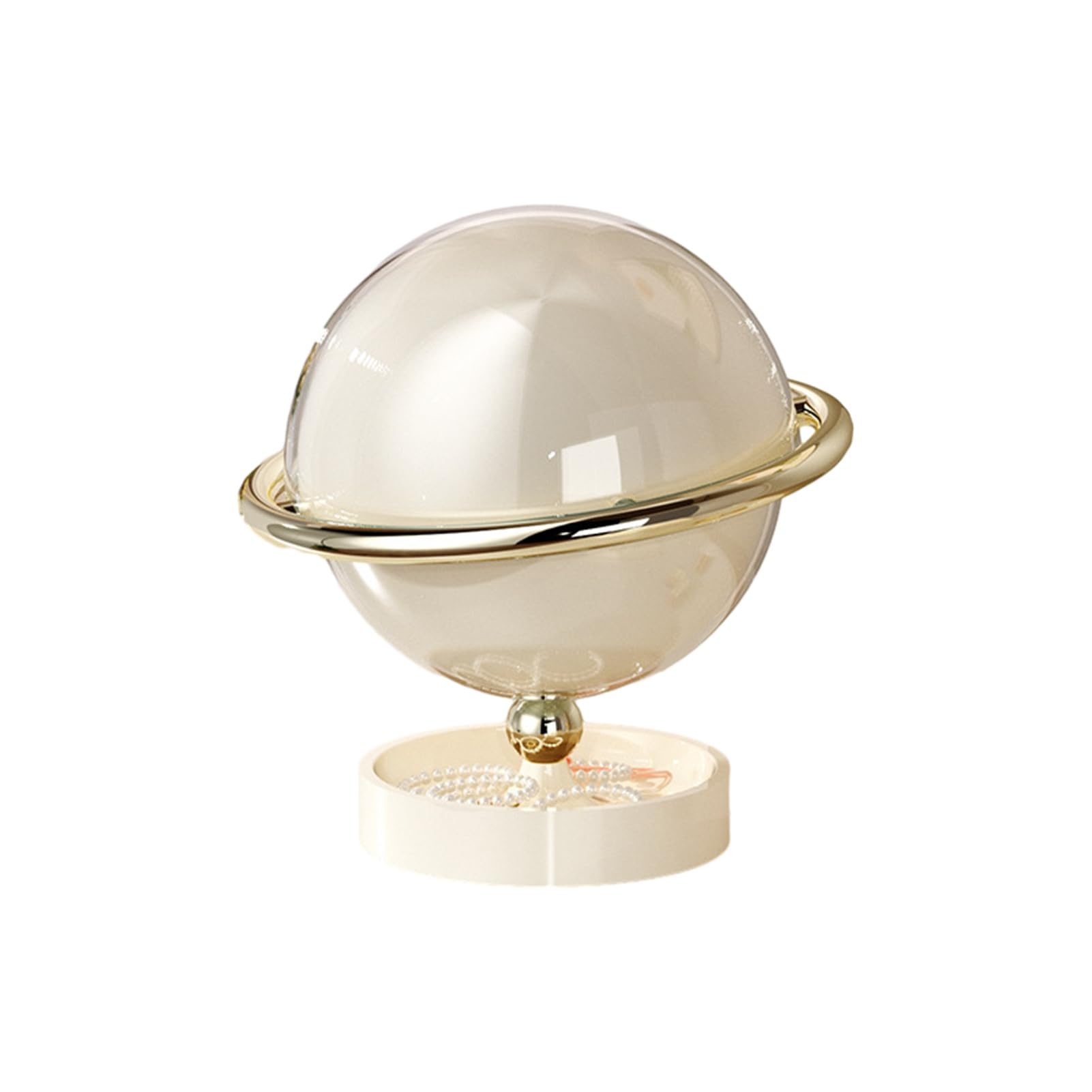 Glifora Storage Box - Spherical Candy Container with Two-Layer Storage Design, Organiser for Bedroom and Living Room
