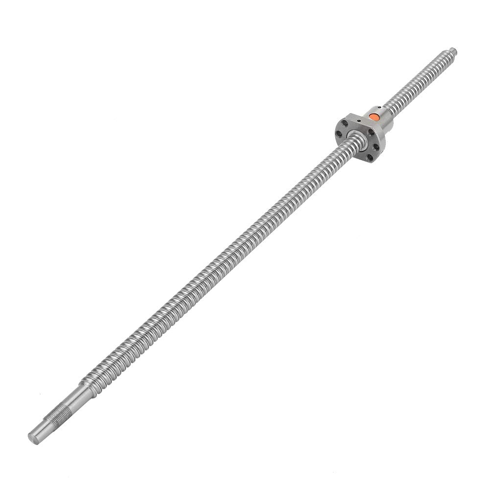 SFU1605 Jeu de vis à billes en acier inoxydable 600 mm Mouvement linéaire de haute précision BK12 BF12 Prend en charge un coupleur de 6,35 x 10 mm pour les machines de mesure de