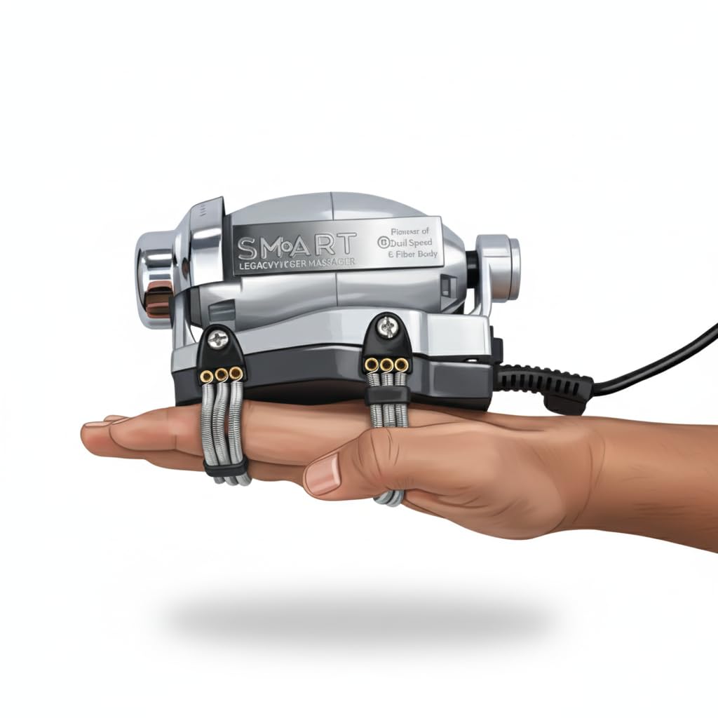 Professional Smart Finger Double Speed Electric Massager for, Head, Neck, Shoulder | Vibrating Machine for deep tissue | Salon Massage | Life long Body Massager | malish machine for pain relief