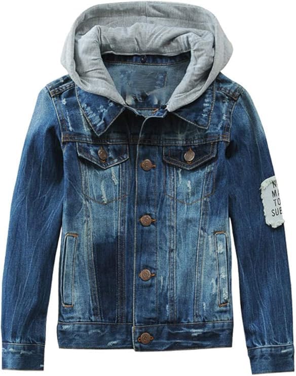 Image of Mallimoda Kids Boys Girls Hooded Denim Jacket