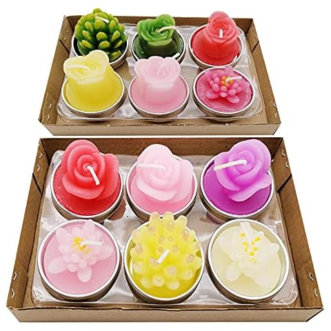 Qovydx Cactus Tealight Candles Cover