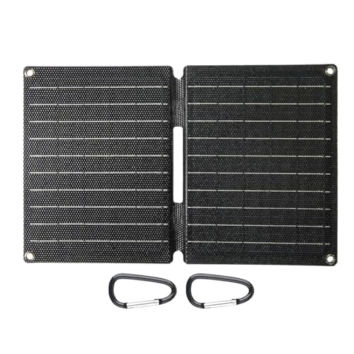 Módulos solares - Panel solar portátil - Estación de carga del controlador invertido para acampar el equipo de equipos al aire libre mochila mochila y generador de teléfonos celulares estacionamiento