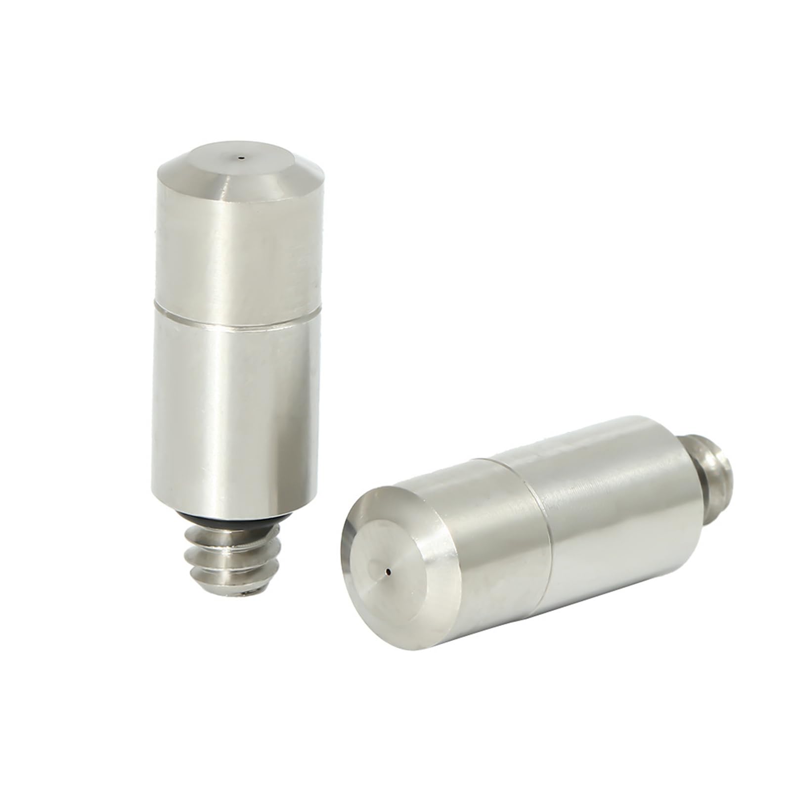 MUZIT Testine for ugelli nebulizzatori, Confezione da 100 ugelli antigoccia ad Alta Pressione for Raffreddamento, Testina di nebulizzazione in Acciaio Inox, spruzzatori d'Acqua Lavabili(0.2mm)