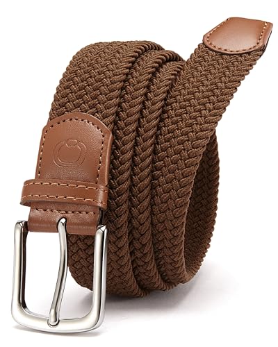 Image of CHAOREN Mens Belt - Braided Stretch Golf Belt for Men 1 3 /8 inch- Gift for Golf Pants Casual Shorts Jeans