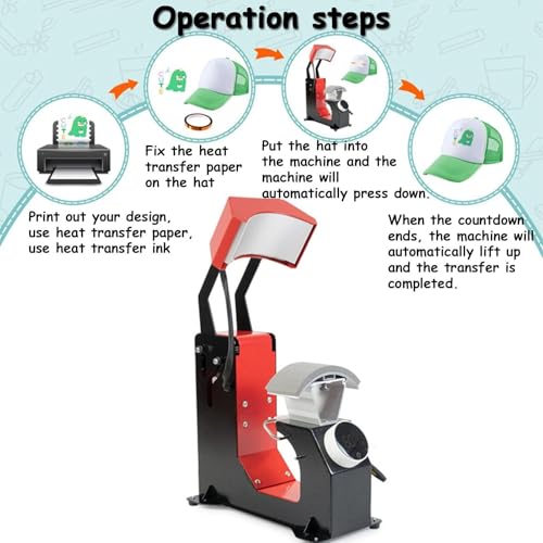 Máquina automática para sublimar gorras 310 W miniatura 4