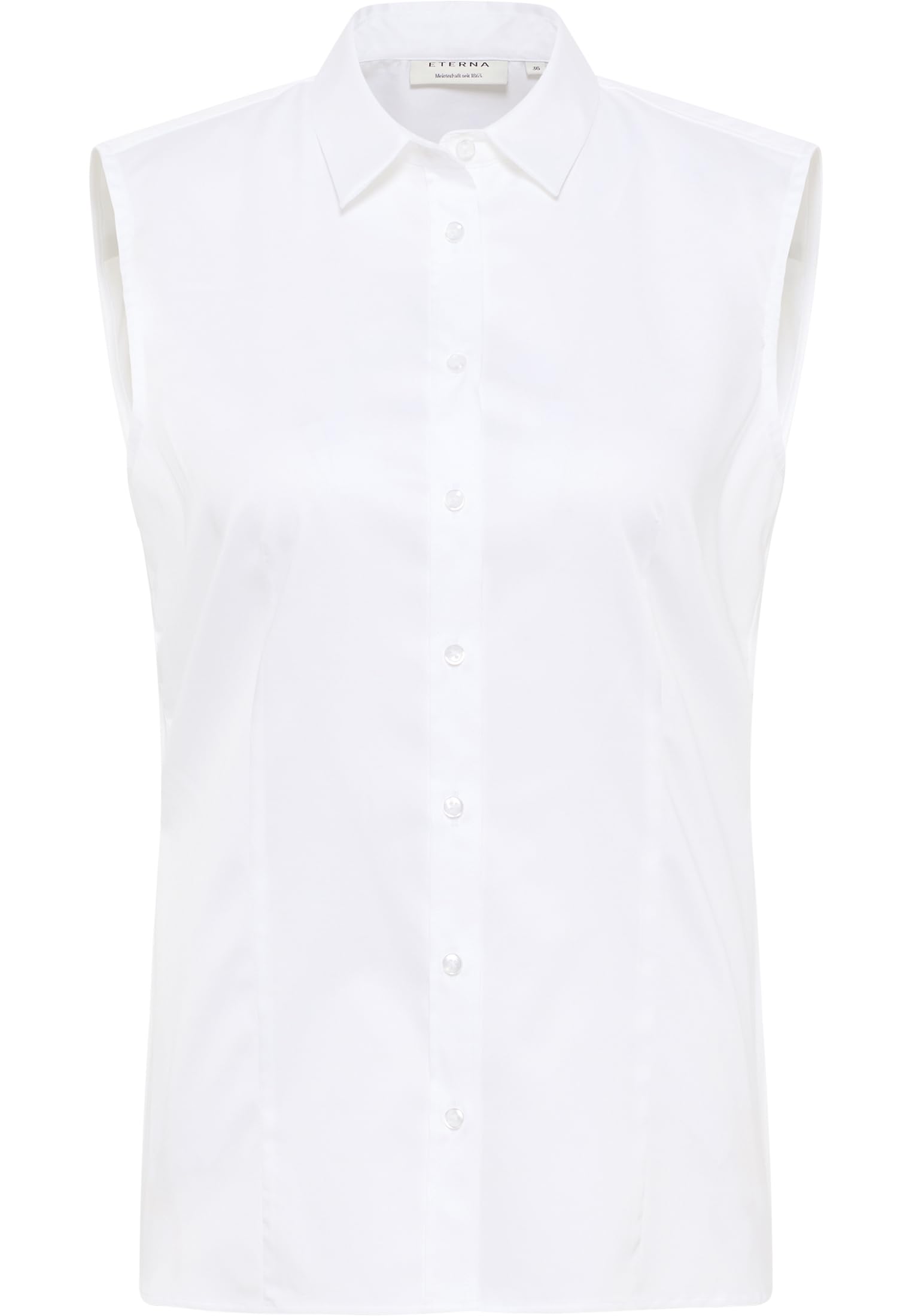 ETERNA Female Satin Shirt Bluse unifarben Regular FIT