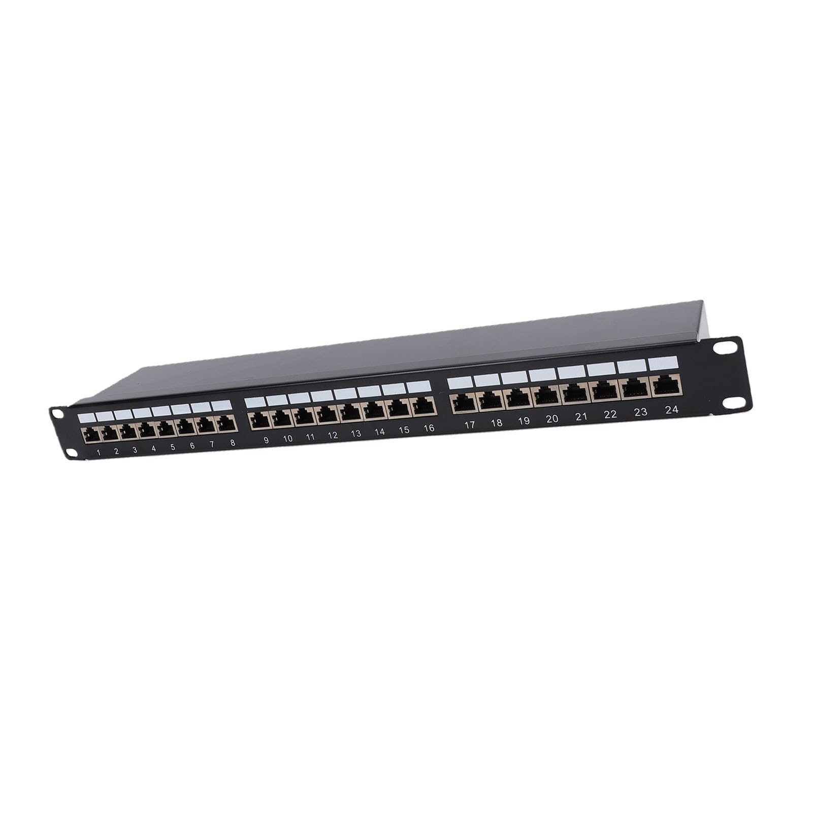 Marhynchus Panneau de Brassage CAT 7 à 24 Ports, 10 Gbit/s | pour Câble Réseau monté en Rack de 19 Pouces