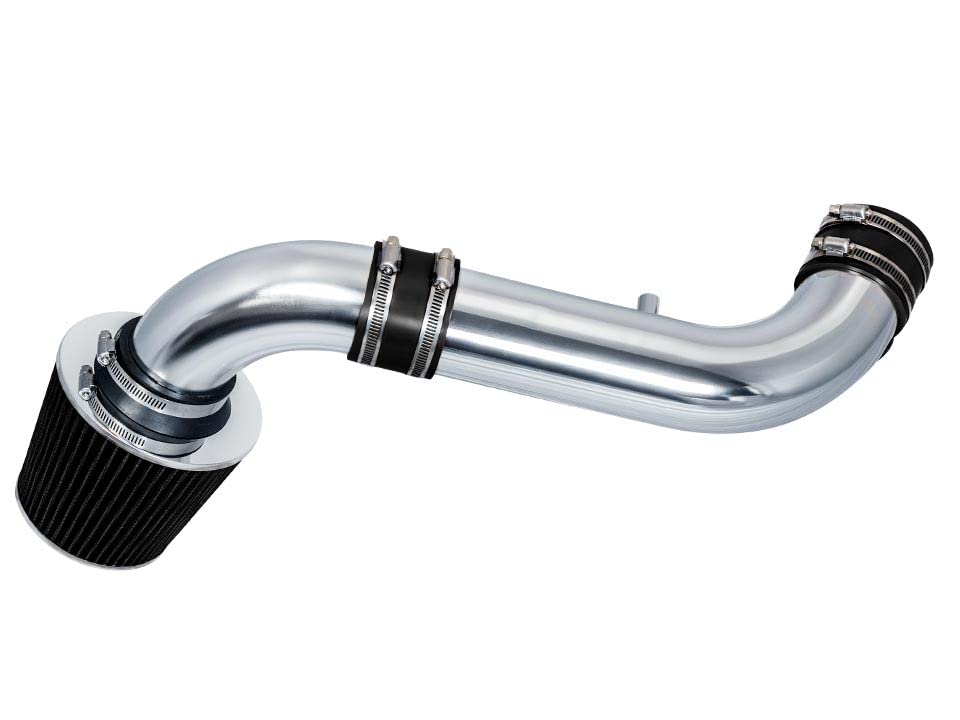 Rtunes Racing Short Ram Air Intake Kit + Filter Combo Compatible For 03-10 Dakota 3.7L 4.7L (Black)