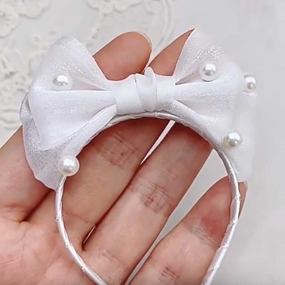 Amazon.co.jp: ぬいぐるみ用パール付きリボンカチューシャ【10cm Amazon.co.jp: ぬいぐるみ用パール付きリボンカチューシャ【10cm