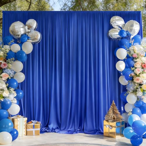 Cortinas fondo azul real 10x10ft para fotografía