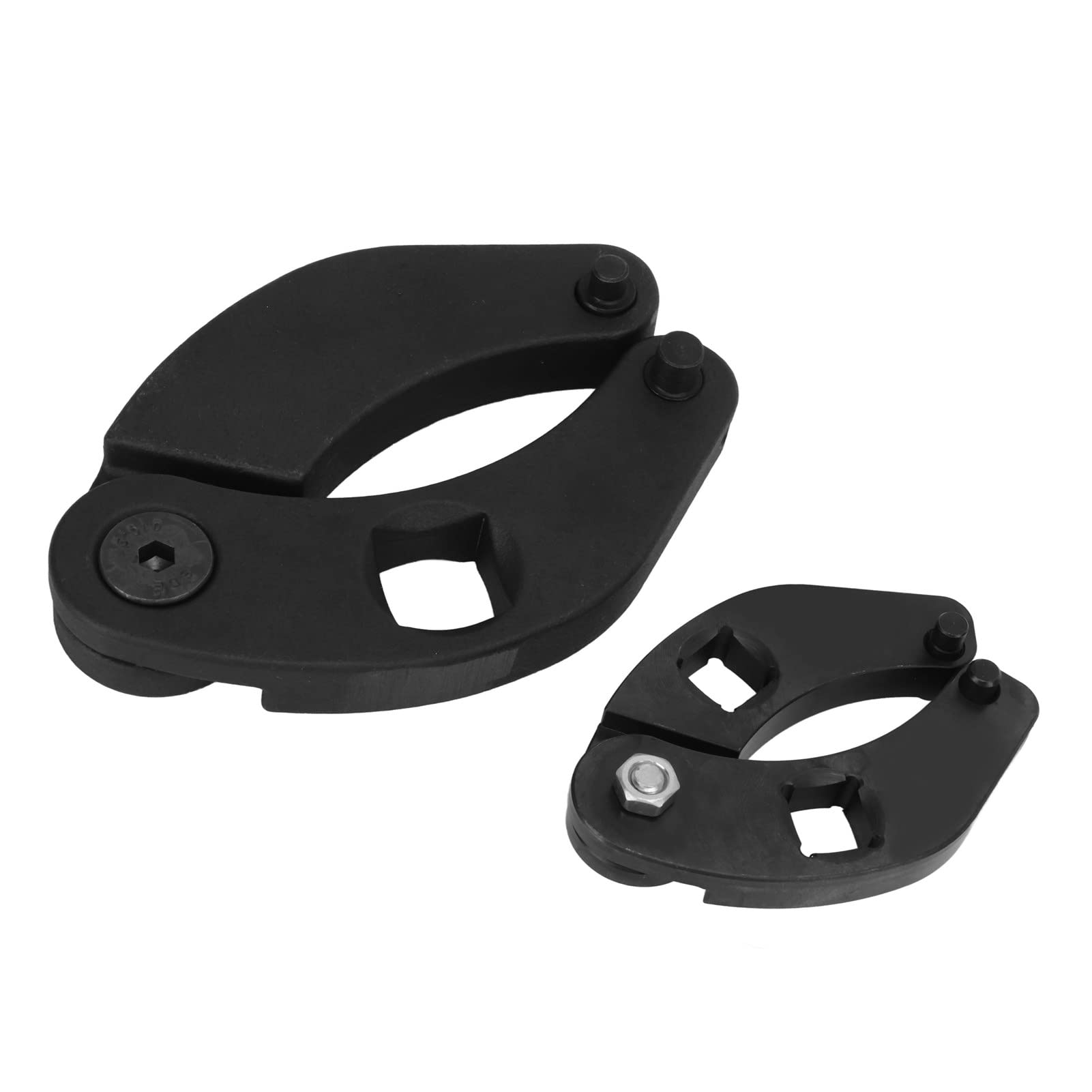 Tbest Chiave per Cilindro Idraulico, Chiave per Dado a Pressacavo Regolabile 2 Pezzi OTC1266 Chiave per Cilindro Idraulico in Acciaio Al Carbonio 7463 Universale per Auto