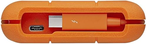 Miniatura 5 de LaCie Disco duro externo Thunderbolt USB-C de 2 TB, color naranja