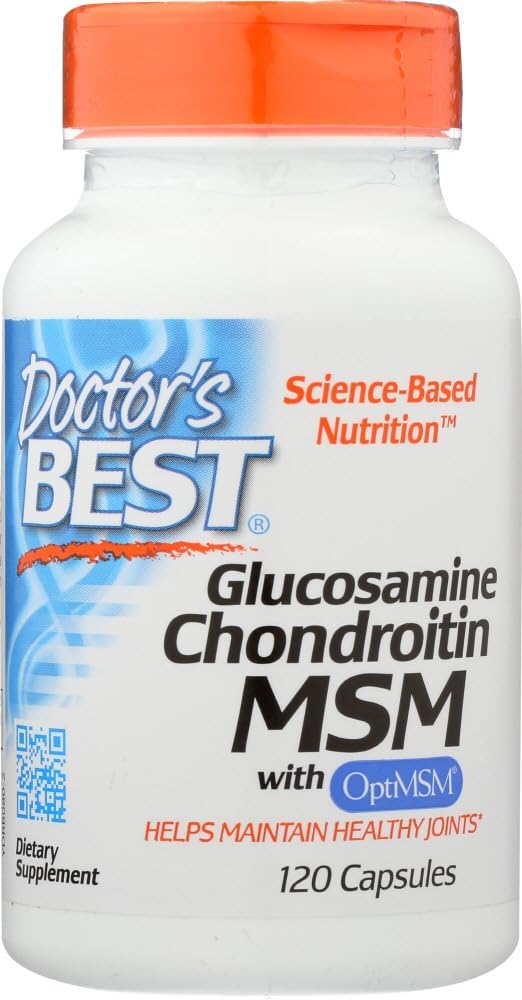 Amazon.com: Doctor's Best Glucosamine/Chondroitin/MSM, Capsules, 120 ...