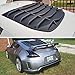 Windshield Louver Covers Replacement for Nissan 370Z 3.7L 2009-2019 Rear Window Louvers Cover Sun Shade ABS Matte Black