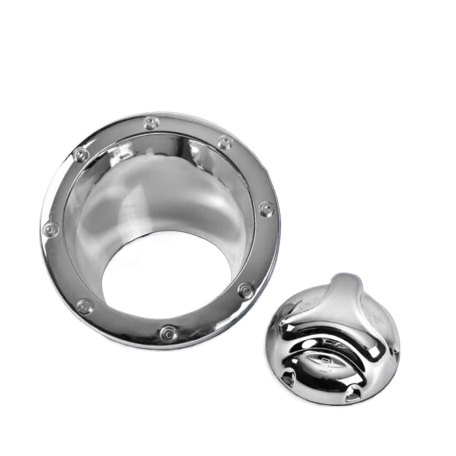 Car Gas Tank Cover Fuel Door Bezel Cap Moulding Trim Compatible For Hummer H2 2003-2009