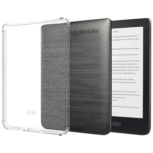 TUDIA SKN - Funda diseñada para Kobo Clara HD de 6 pulgadas (2018), cubierta trasera, esquinas...