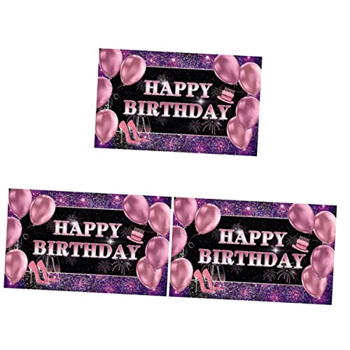Abaodam 3 Pçs Grandes Roxos Homens Fundo Pano De Fundo Retro Cartaz Para Meninas Estande De Banner D