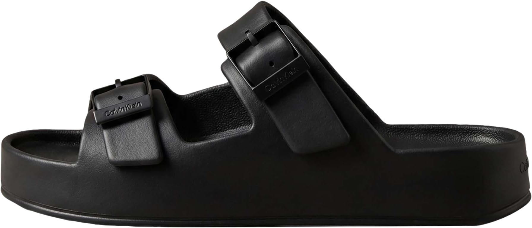 Calvin Klein Men’s Sandals Ergon EVA with Buckles, Black (Triple Black), 8