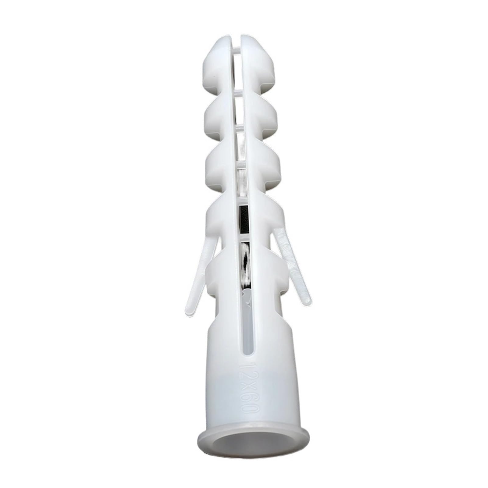 Tubo di espansione in plastica, tasselli, tasselli in plastica bianca M5 M6 M8 confezione multipla (20 pezzi, M5)