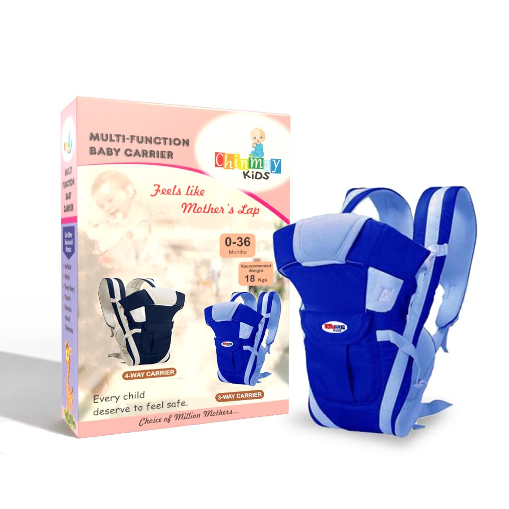 Chinmay Kids 4-in-1 Adjustable Baby Carrier Cum Kangaroo Bag/Baby Carry Sling/Back/Front Carrier for Baby with Safety Belt and Buckle Straps-image-42