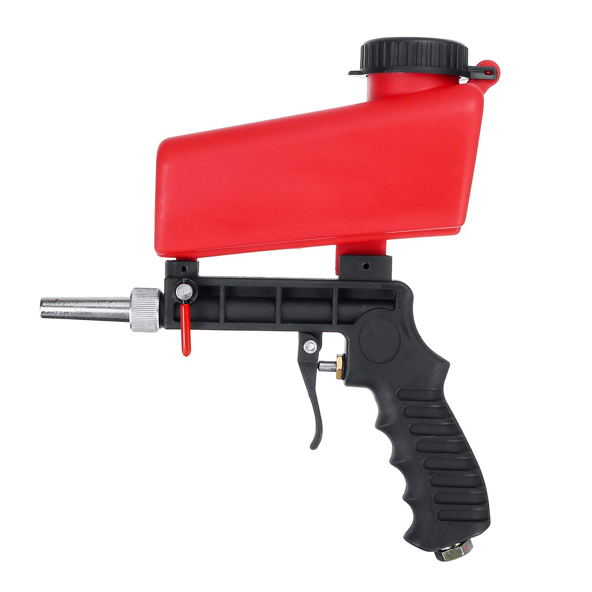 CCChaRLes Herramienta De Granallado Portátil De 90 Psi Para Chorro De Arena Portátil Con Un Compresor De Aire De 1/4 Pulg.