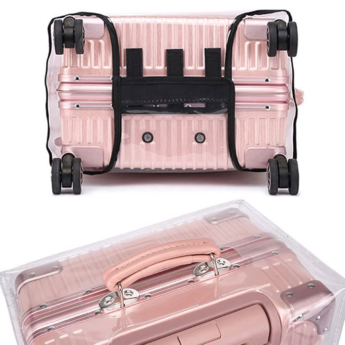 Amazon.co.jp: HADWAO 22インチ スーツケースカバー 透明 防水 PVC素材