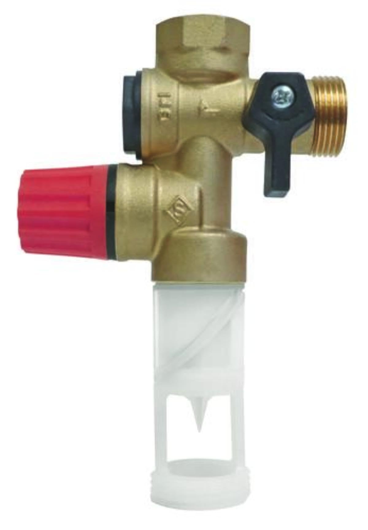 SOMATHERM FOR YOU - Gruppo di Sicurezza Orientabile in Acciaio Inox per Acqua Aggressiva - Ideale per Montaggio Verticale o Orizzontale - Compatibile con Tutti i Scaldacqua - Dimensione 3/4"