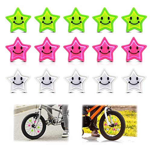 Feliciay 15 Stück Fahrradspeichen Bike Speichen Clicker, Bunte Fahrrad...