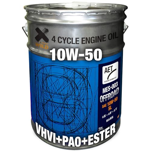 4サイクルエンジンオイル MES-003 OFFROAD AET 10W-50 20L