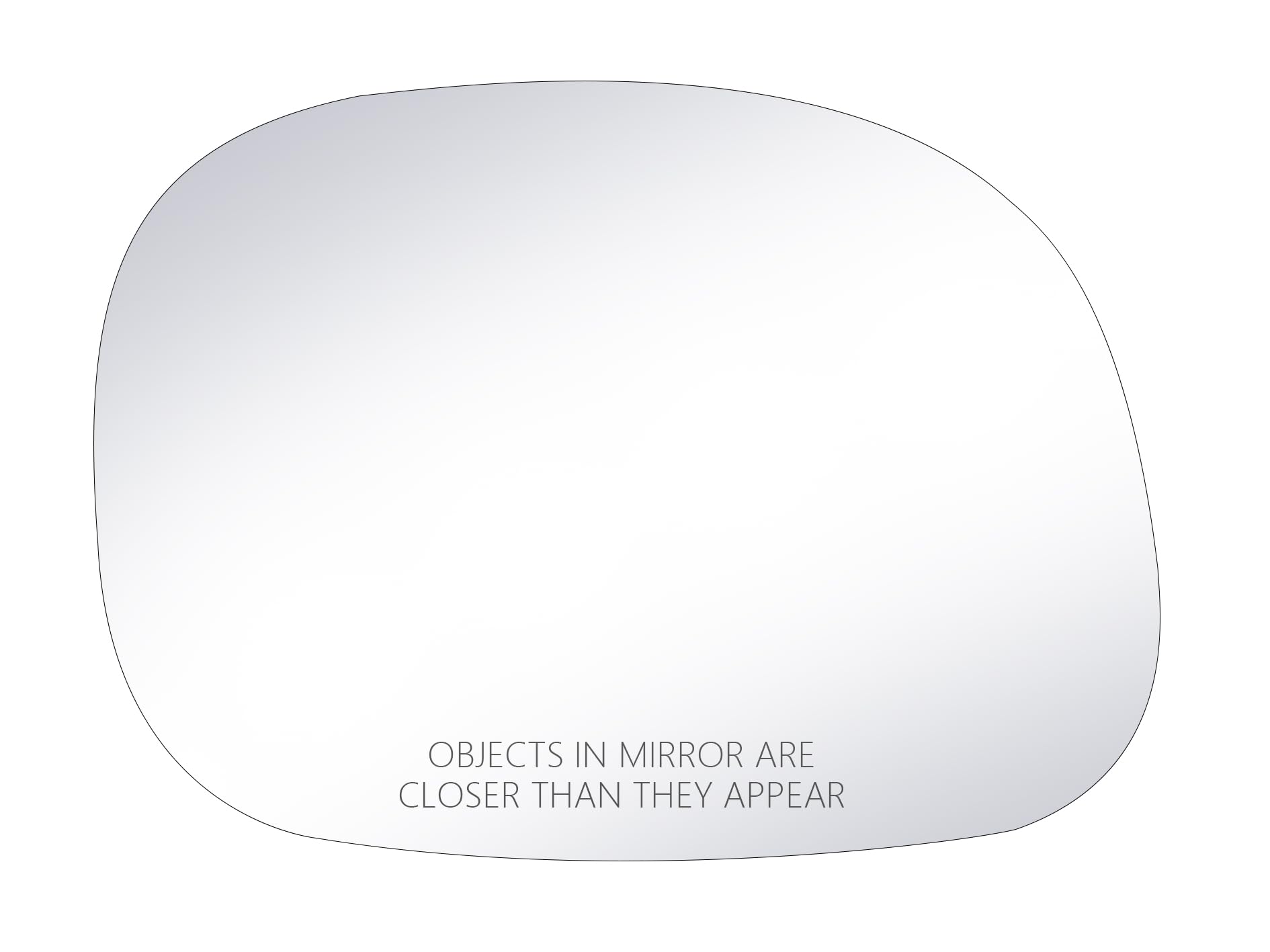 TootaiTootai Passenger Side Replacement Mirror Glass - Ford Expedition 1997-2002, F150 1997-2003