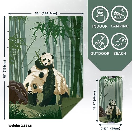 KawaGebo Kamp Large Puffy Camping Blanket Lightweight 78"x 56" - image 2