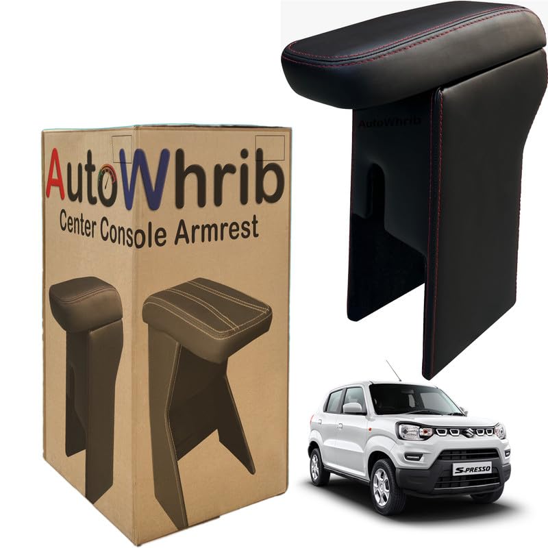 Image of Car Arm Rest For s presso Armrest with Storage Box & Soft Cushion Pad, Luxury Arm Rest, Black Colour