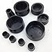 AfterMokit Replacement 10x Motorcycle Rubber Frame Plugs for 2006-2010 Suzuki GSX-R 600 GSX-R 750 Black