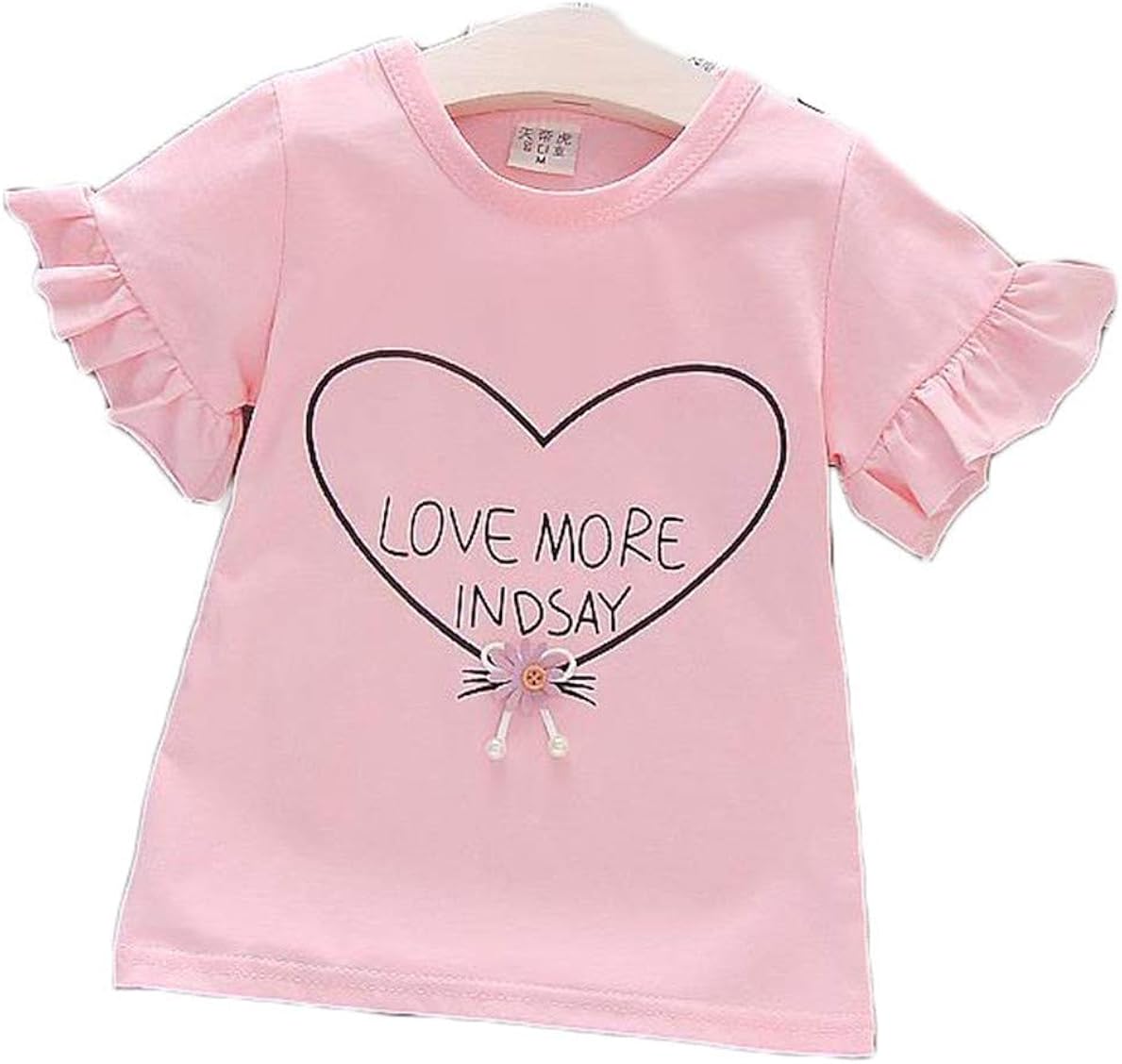 エージョン ガールズ 半袖 夏服 フリル コットン 愛心 ゆったり 半袖tシャツ ポロシャツ 半袖 可愛い ジュニア 夏 エージョン ガールズ 半袖 夏服 フリル コットン 愛心 ゆったり 半袖tシャツ ポロシャツ 半袖 可愛い ジュニア 夏