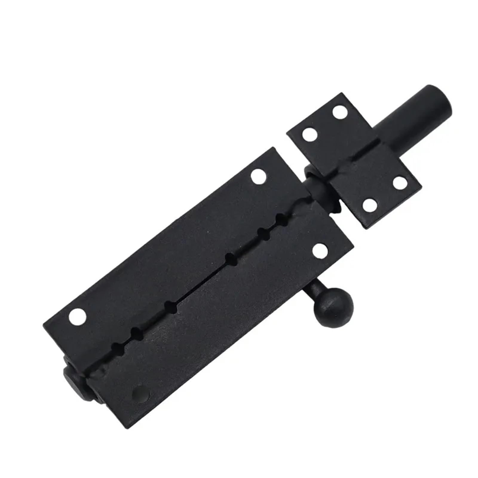 Pestillo De Seguridad Para Puerta Pestillo de perno for puerta y ventana, pestillo alta resistencia, hebilla cerradura deslizante, negro acero inoxidable 304, ferretería for el hogar(12in)