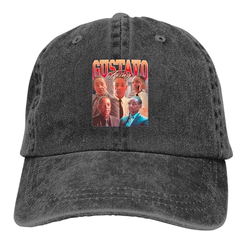 OAUMJIIL Gustavo Fring Vintage 90s Rap Style Bootleg Fan Gorra de béisbol Hombres Sombreros Mujeres Protección de Visera Snapback Gorras de TV