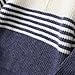 Boys Girls Half Zip Striped Sweaters Loose Long Sleeve Cozy Knitted Kids Pullover Stand Collar Jumper Tops for 5-14 Years