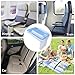 Blublu Park Kids Bed Airplane, Inflatable Toddler Bed for Kids Seat Extender, Toddler Plane Beds with Sides Pump Belt, Air Mattress Fits Seats of Flight, Car, Train